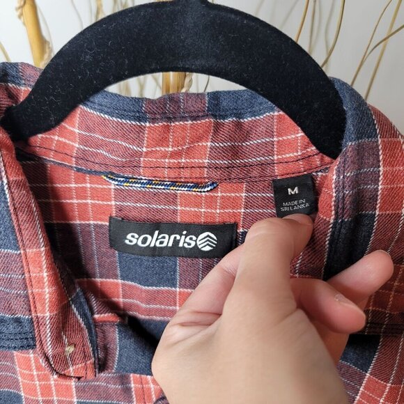 Solaris Button Up Mens Medium - Picture 5 of 7